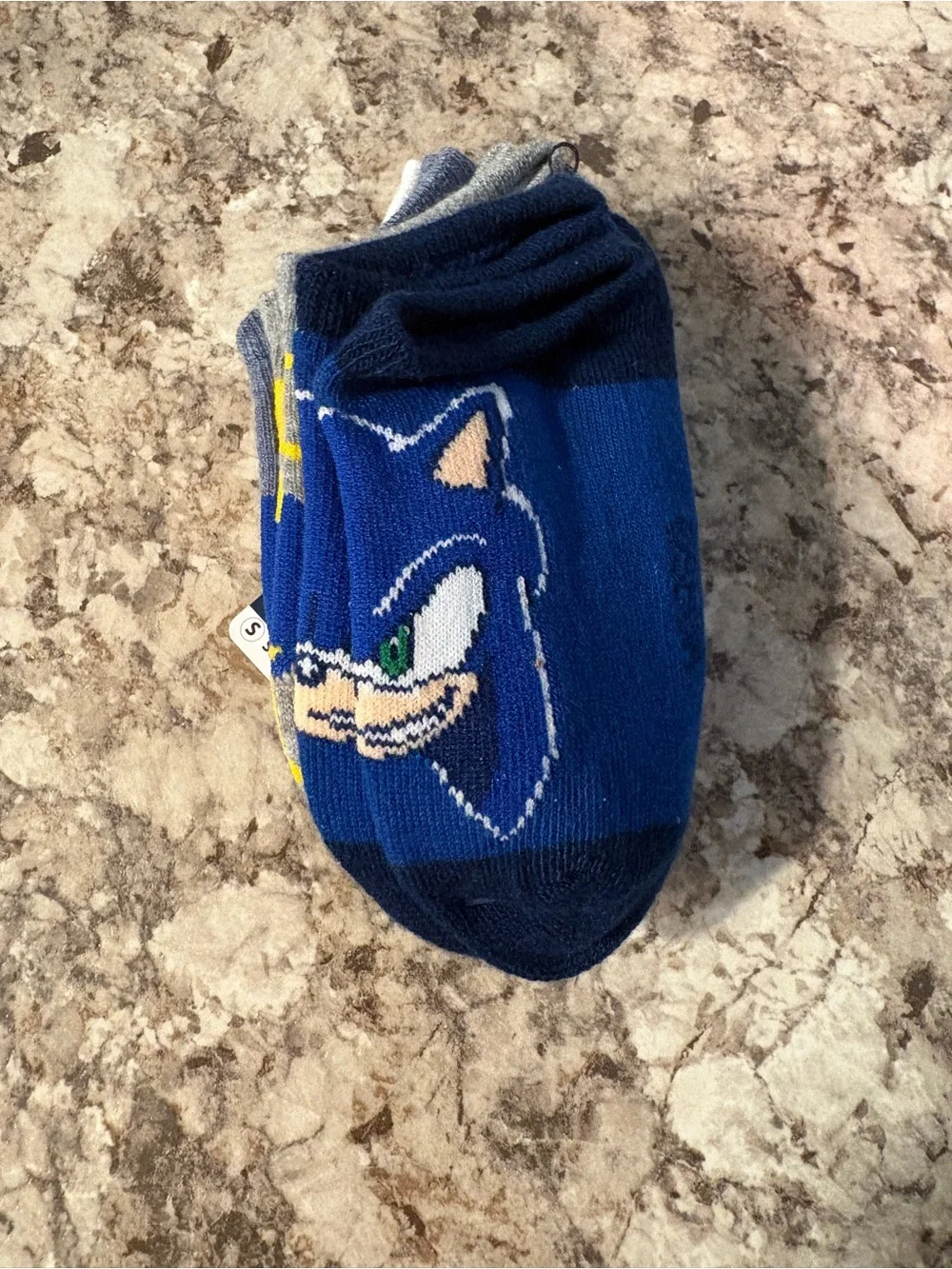 Sonic The Hedgehog No-Show Socks - Navy Blue